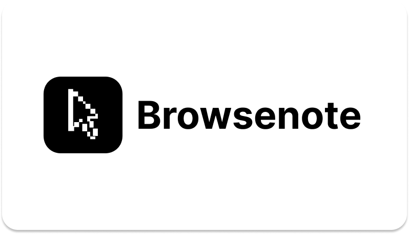 The Future of Intelligence is Local: 
 Introducing Browsenote